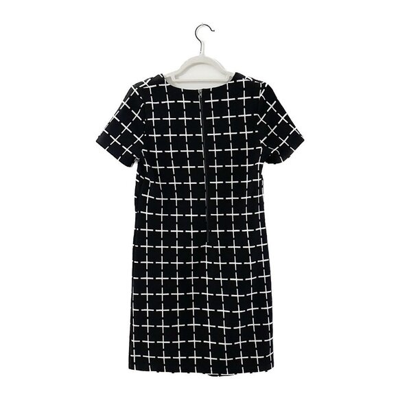 ROMEO + JULIET COUTURE Shift Dress with Black and White Print - Size Small - Picture 3 of 3